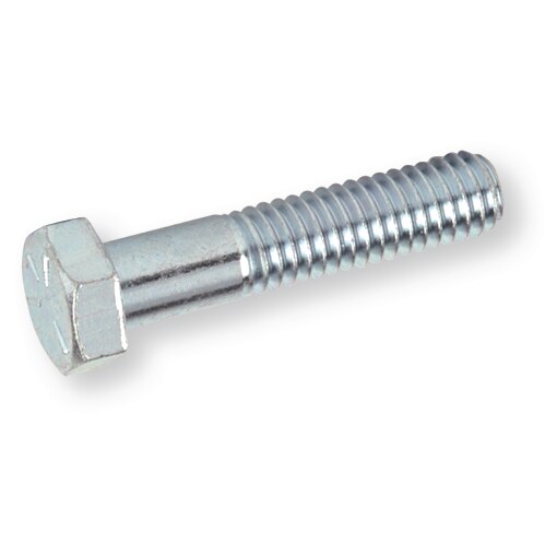 Sechskantschraube DIN 931 mit Schaft, Stahl 8.8, verzinkt, M10 x 50